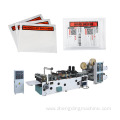 Loading Adhesive Packing List Pouch Making Machine